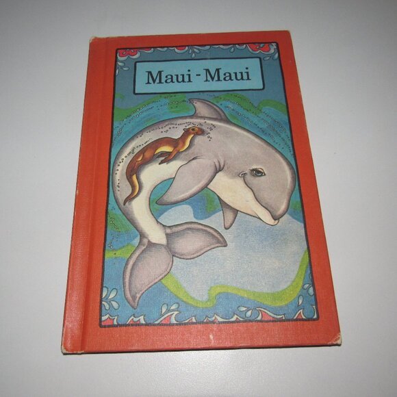 Vintage Maui-Maui Hardcover Picture Book │ Retro Marine Tale │ Serendipity - Picture 1 of 4